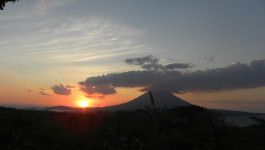 Conception volcano on isla omepeet