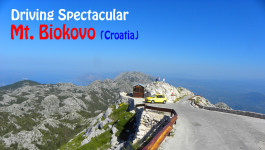 driving spectacular Mt. Biokovo