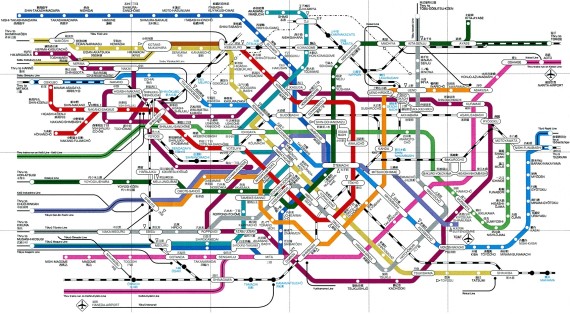 Схема японского метро в токио Схема японского метро в токио