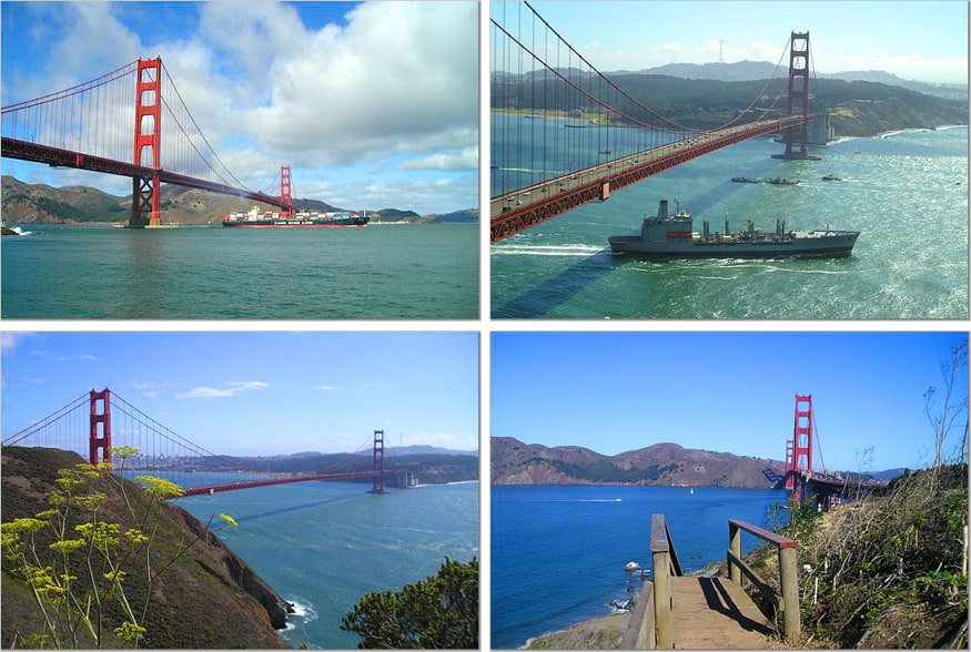 views over the golden gate, san francisco. 3 Days in San Francisco