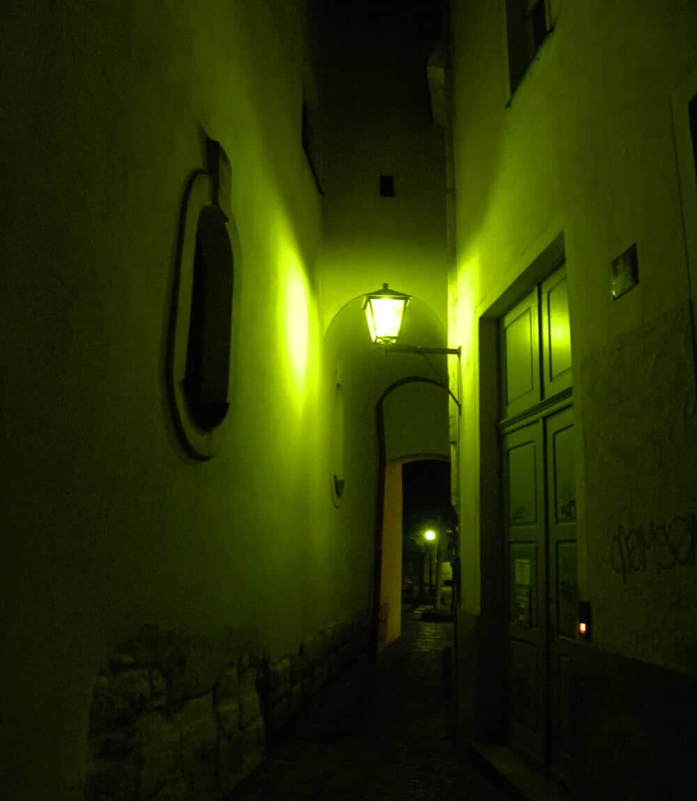 green alley Regensburg, Germany