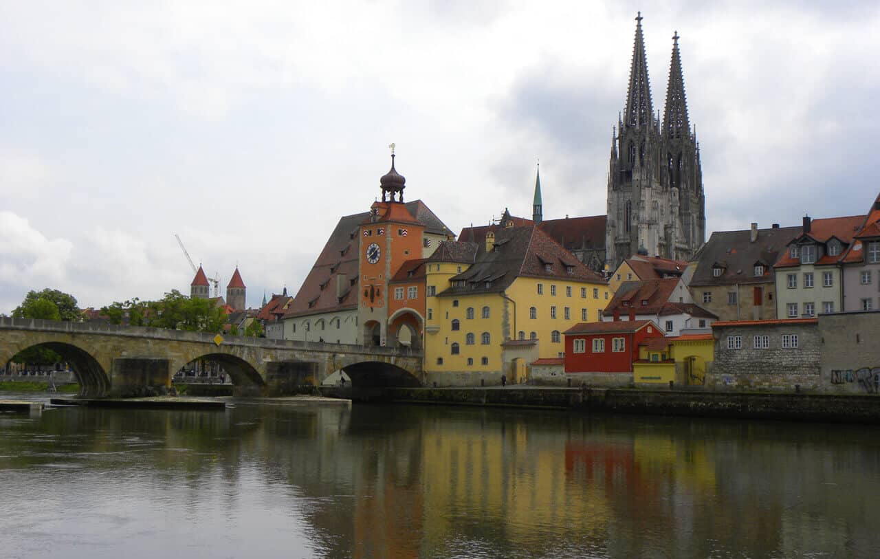 stone bridge Regensburg. Why you should Visit the beautiful Bavarian city of Regensburg