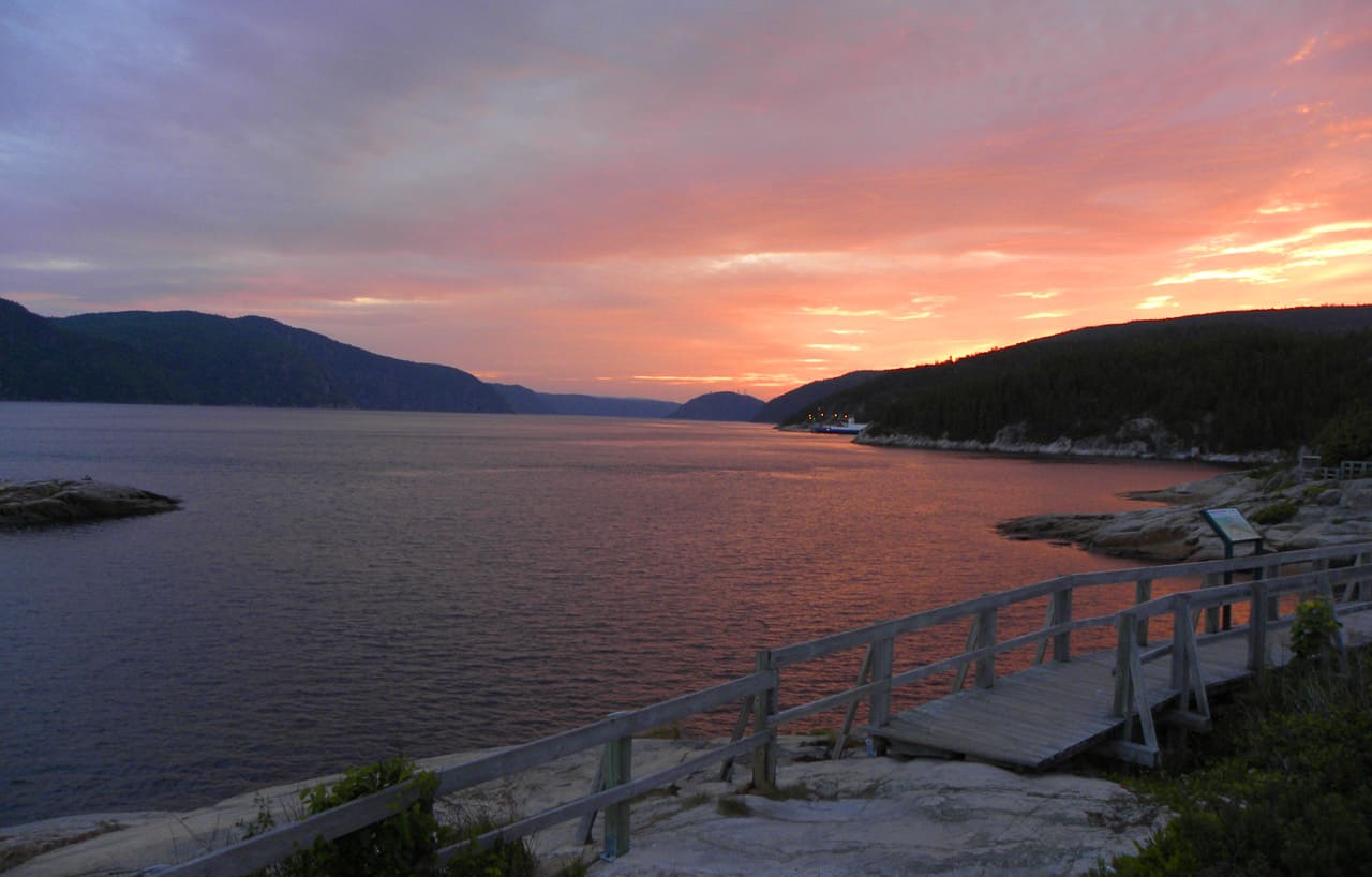 views in Tadoussac. Road Trip to Quebec's North Coast
