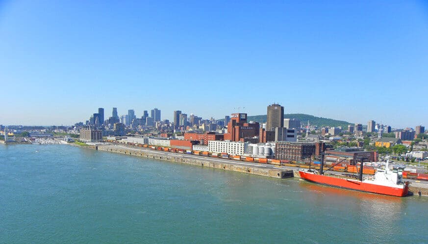 Montreal from the Jacques Cartier Bridge