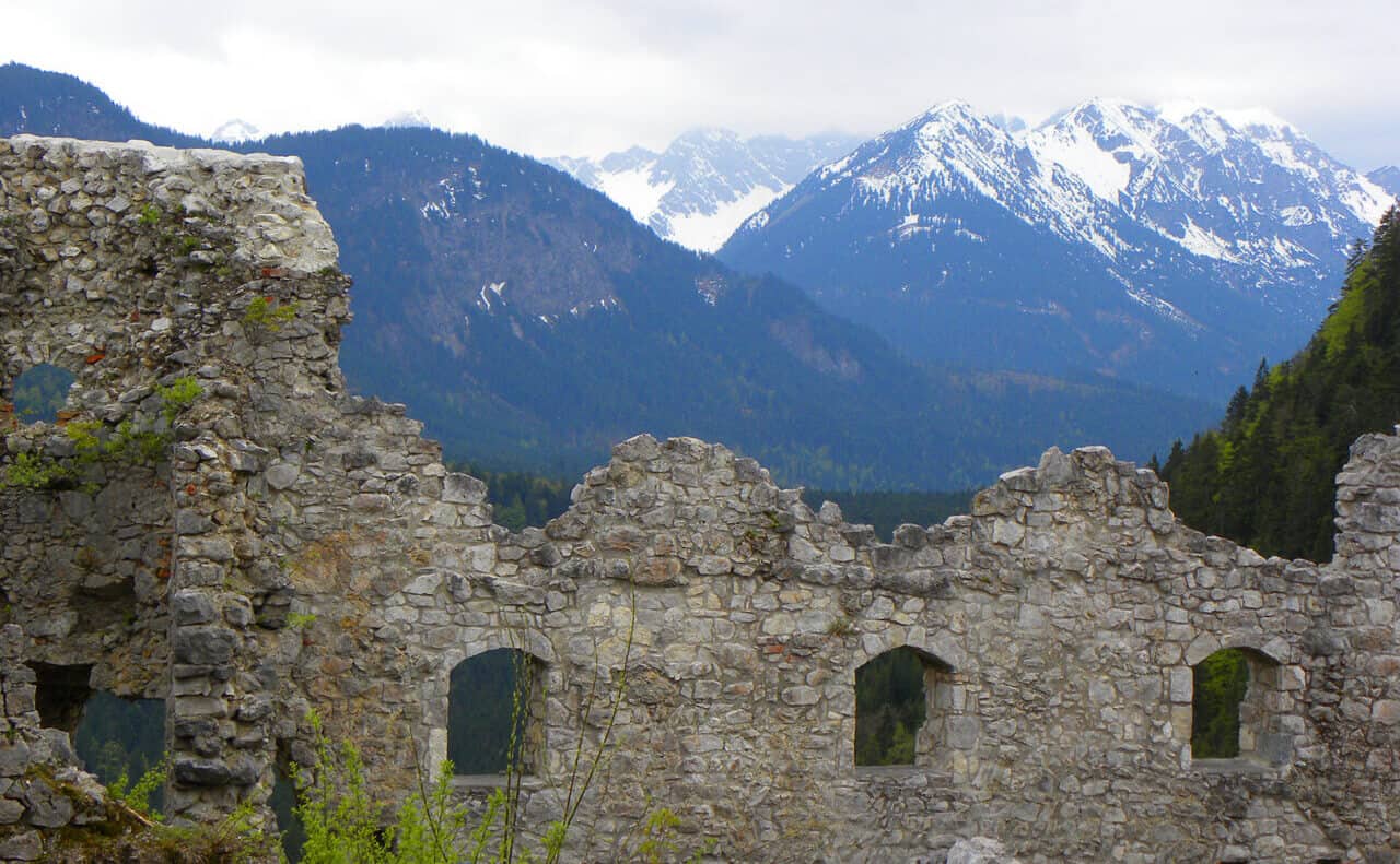 ruins in Reutte, Austria