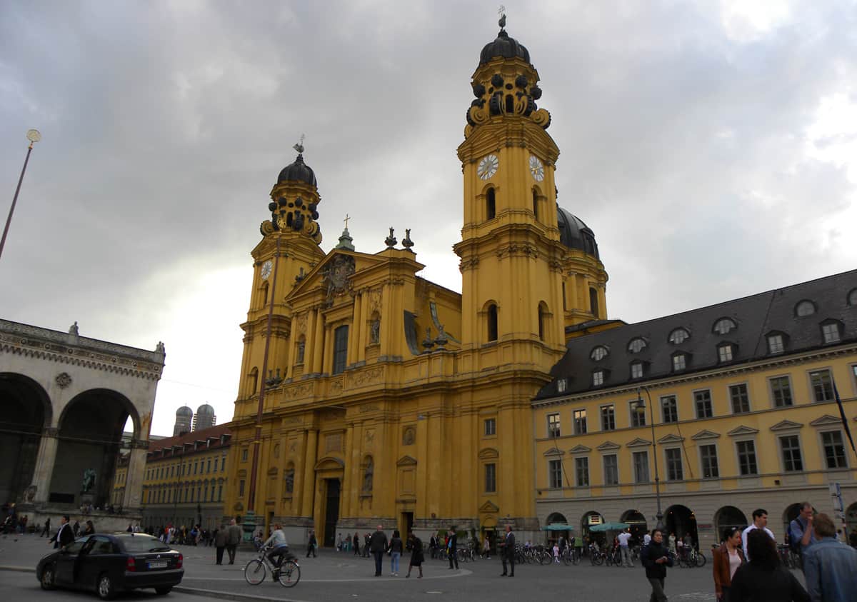 Theatine Church Munich. 24 hours in Munich Germany