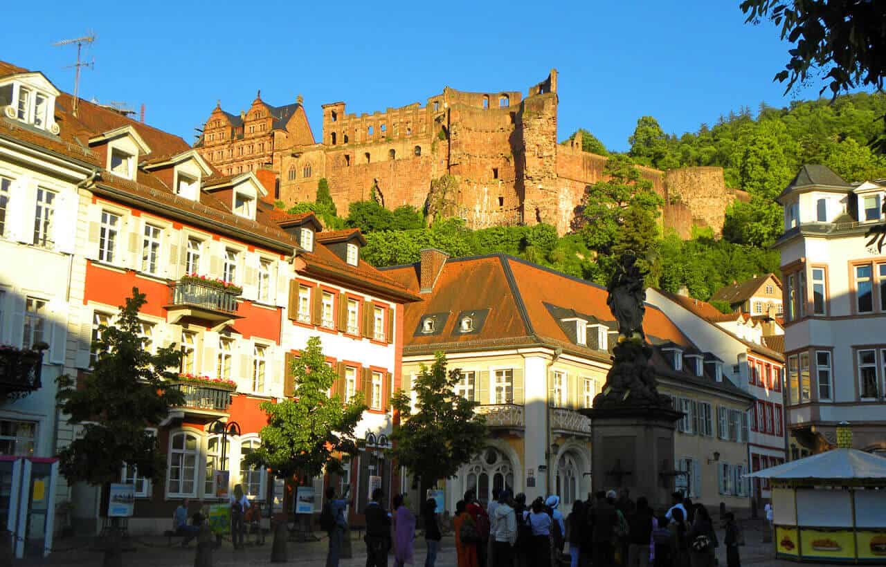 red Heidelberg, Germany. 