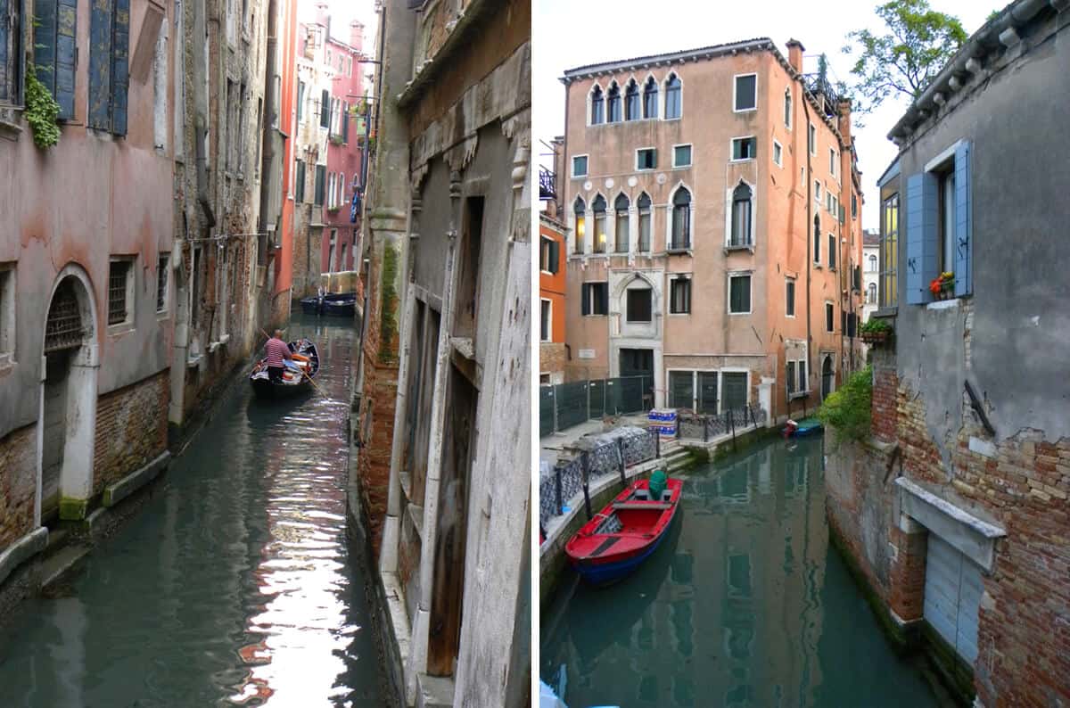 canals in venice
