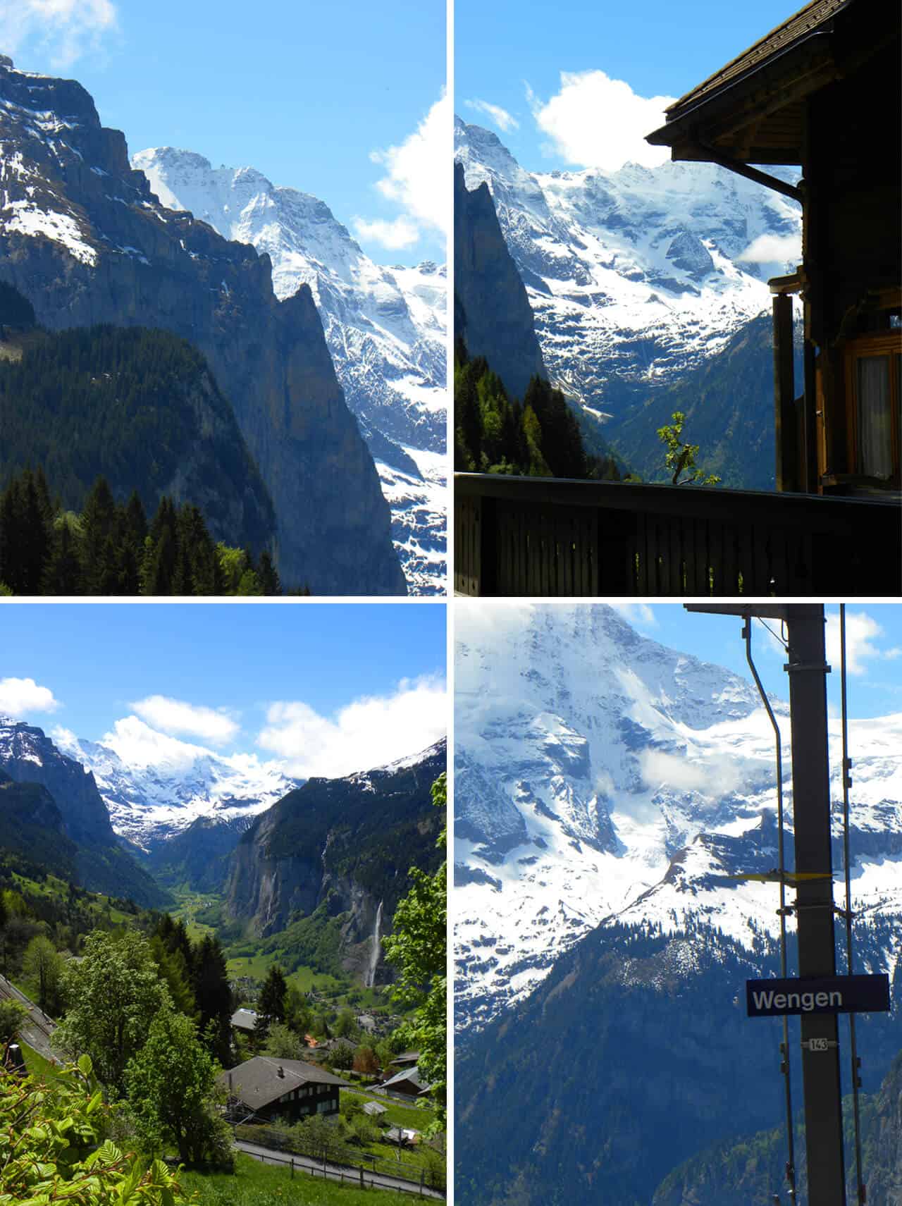 views from Wengen Switzerland
