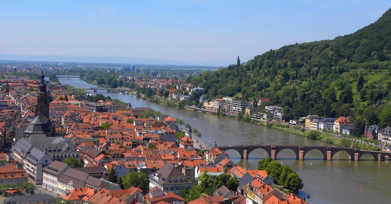 views of Heidelberg. 