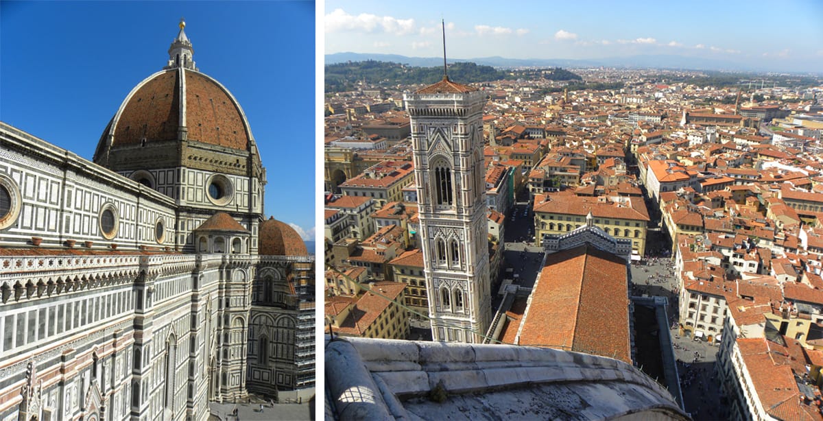 Views of Duomo Florence Italy. 3 Days in Florence Italy