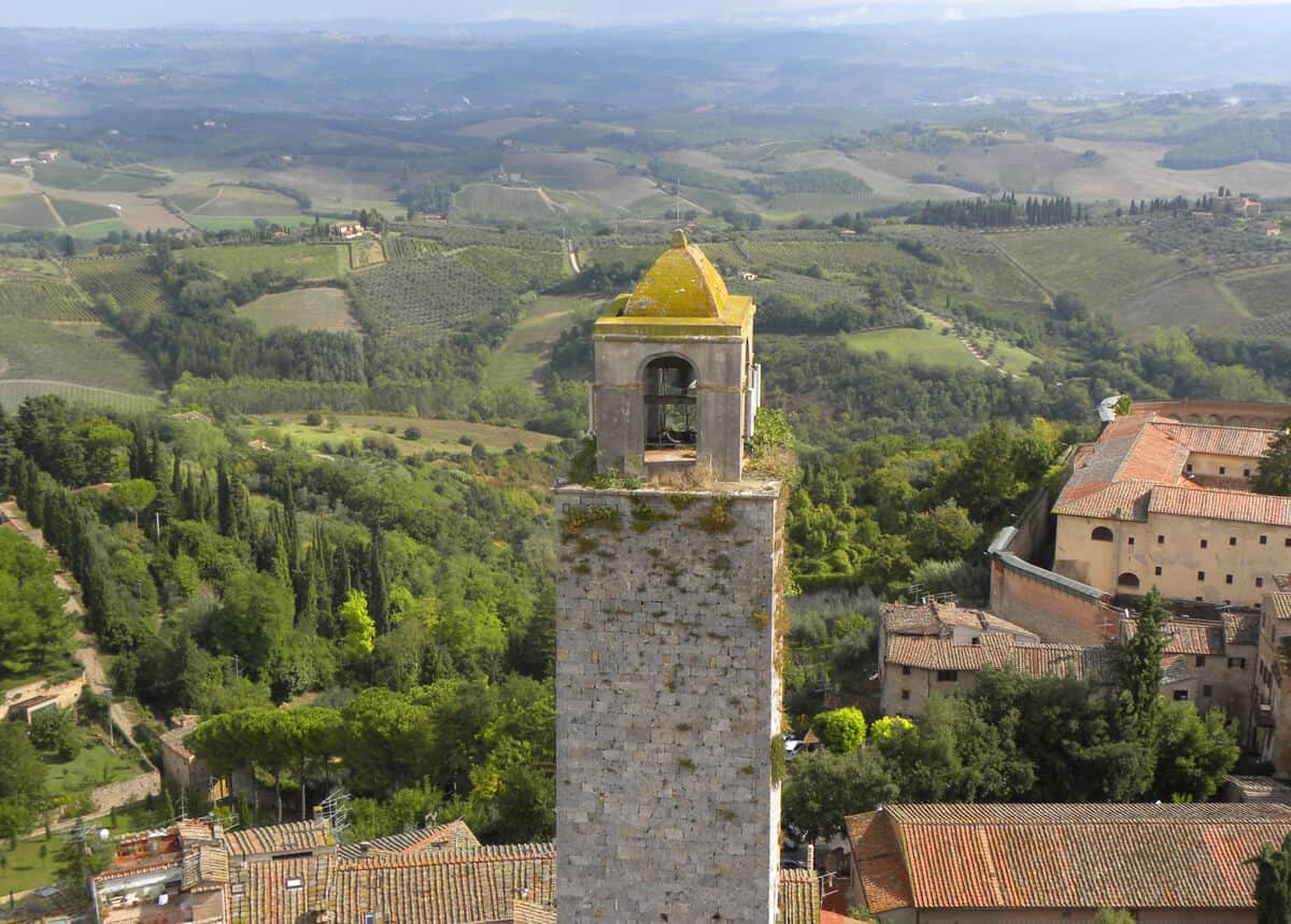 San Gimignano views in Tuscany