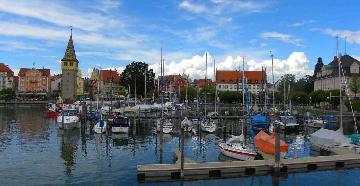 Harbor in Lindau, Germany