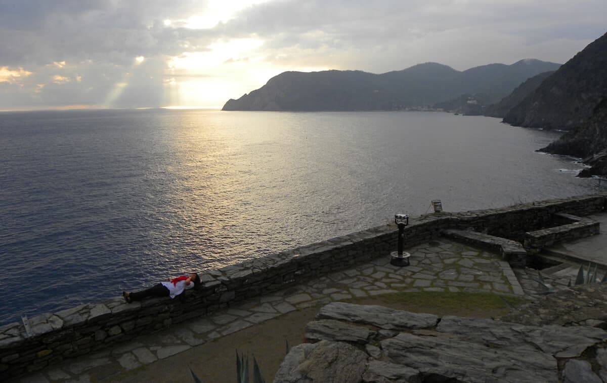 views in Vernazza, Italy