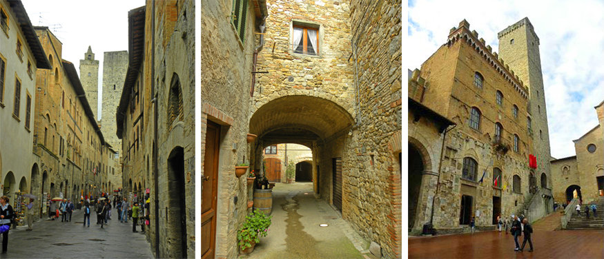 the town of san gimignano, tuscany, Italy