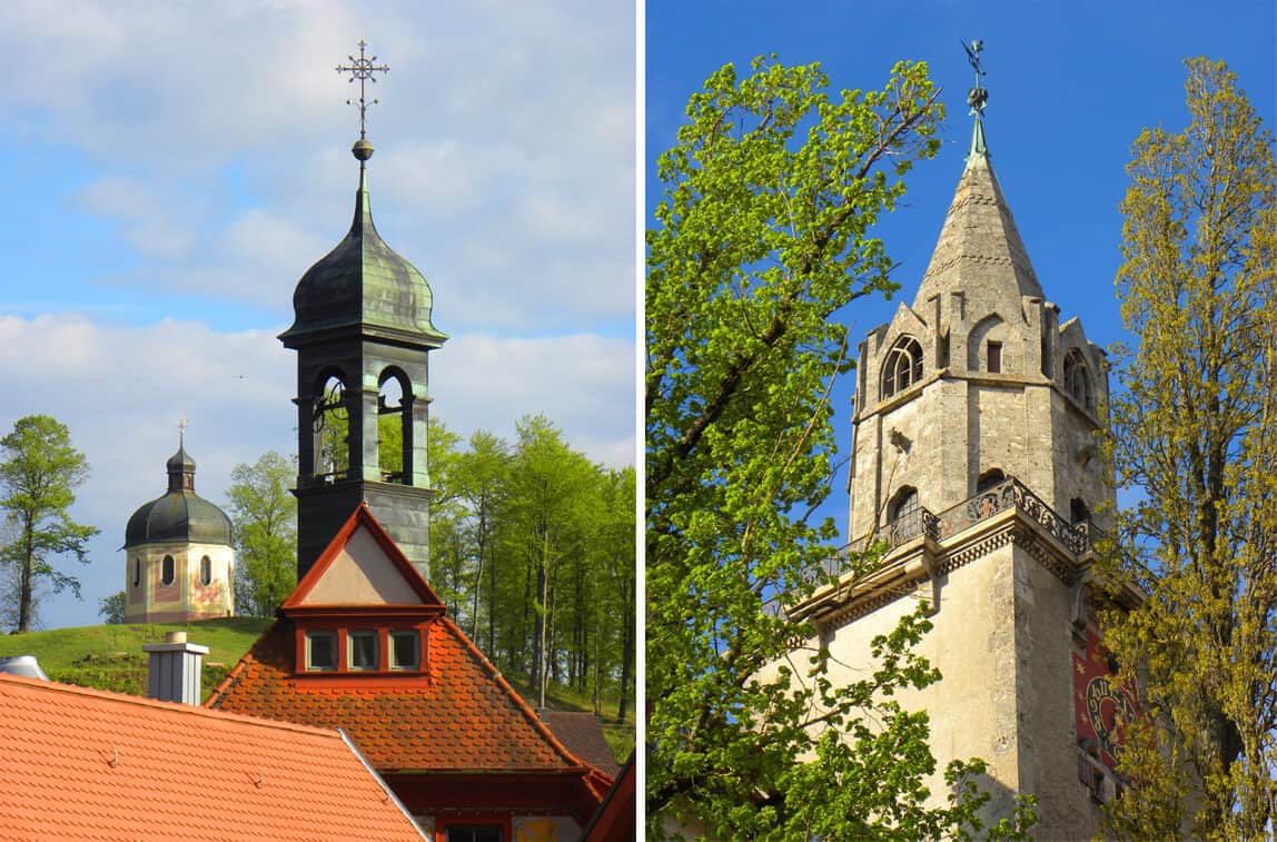 church towers in Sigmaringen