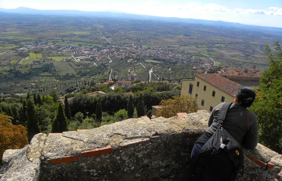 Fortezza Medicea di Girifalco Cortona Italy views