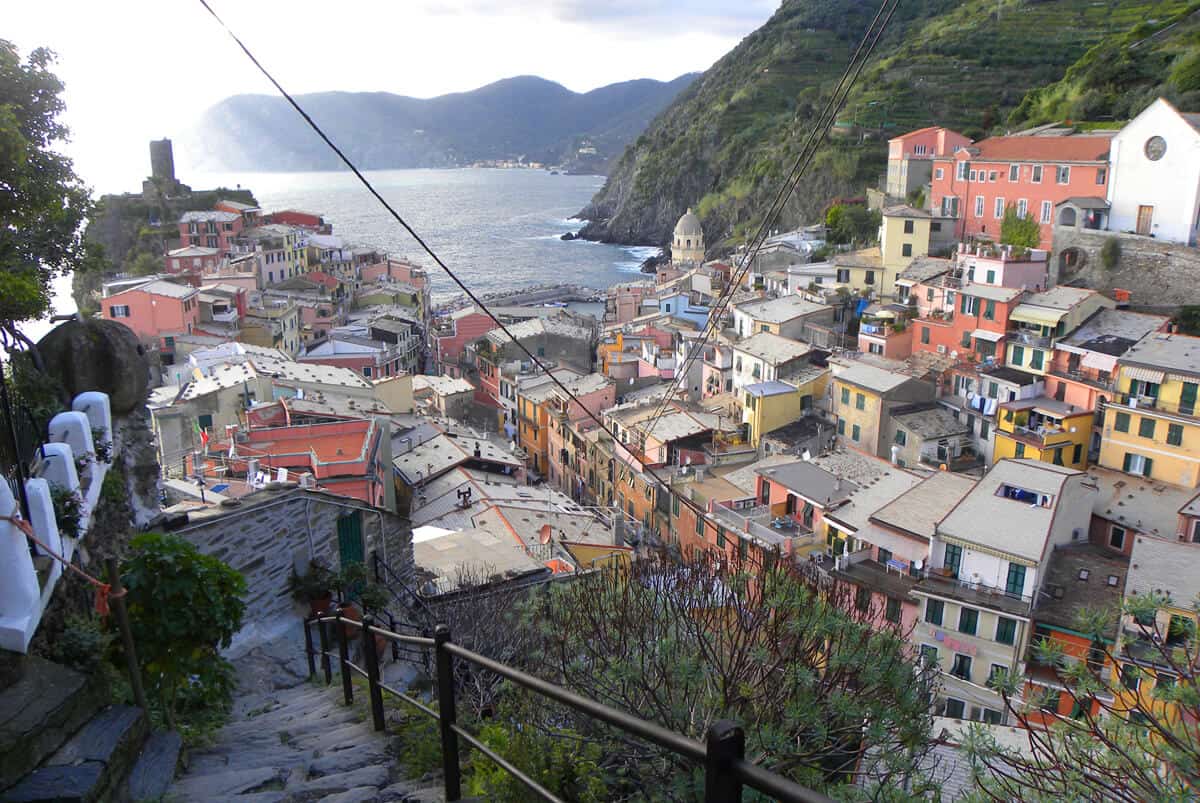 stairs in Vernazza, Italy. Why Vernazza is the best town in the Cinque Terre