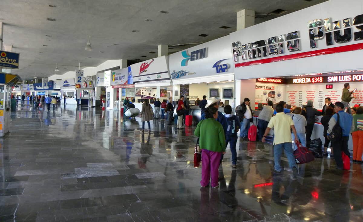 bus station in Mexico City