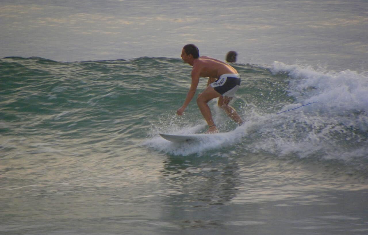 surfing in Santa Teresa