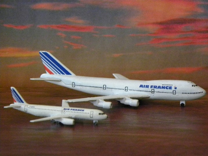 Air France model plane