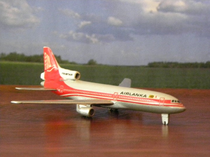 AL L-1011. Air Lanka model plane
