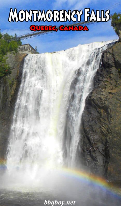 Visiting the Montmorency Falls, Quebec Visiting the Montmorency Falls, Quebec