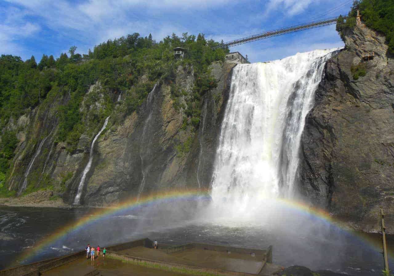 Visiting the Montmorency Falls