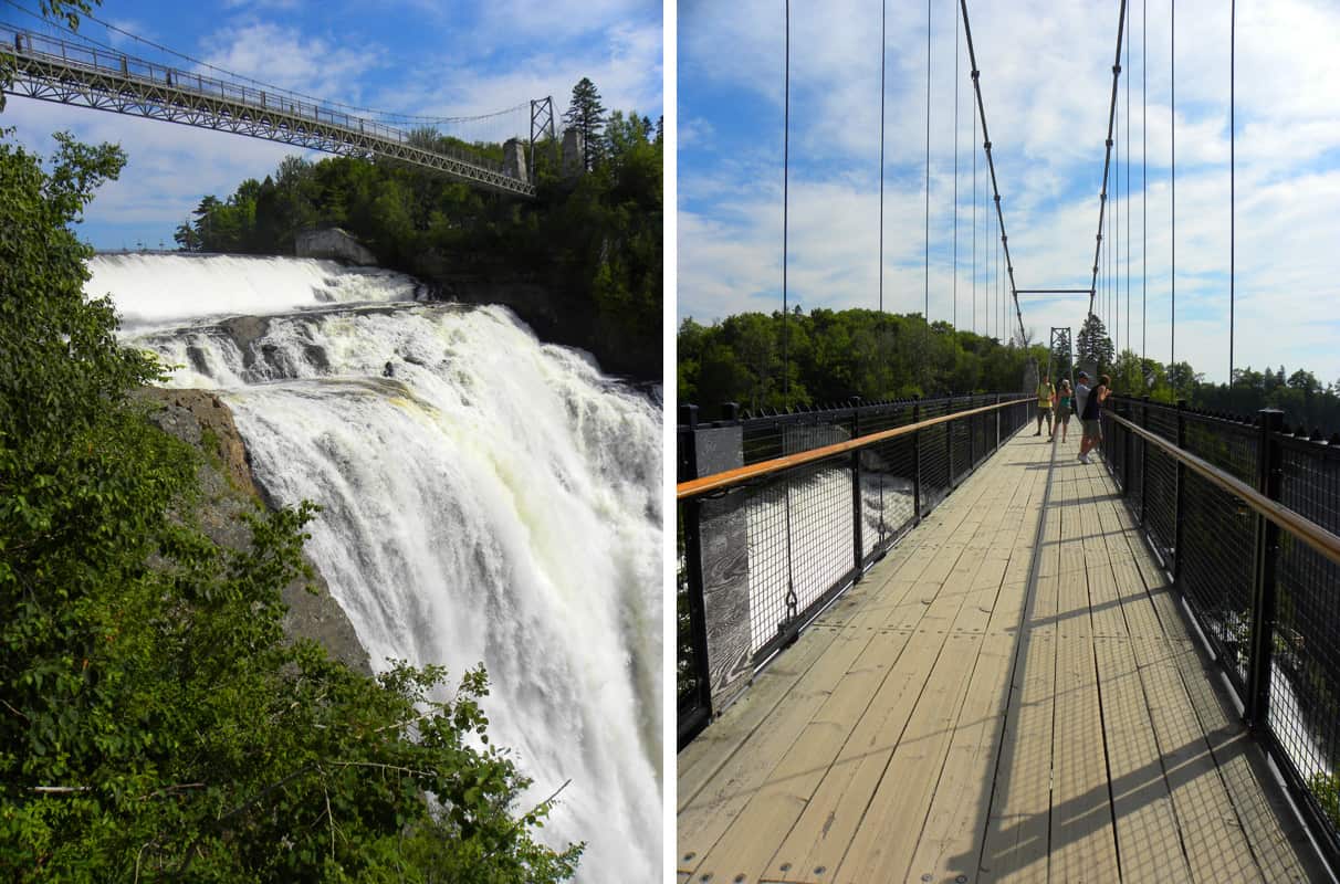 Visiting the Montmorency Falls