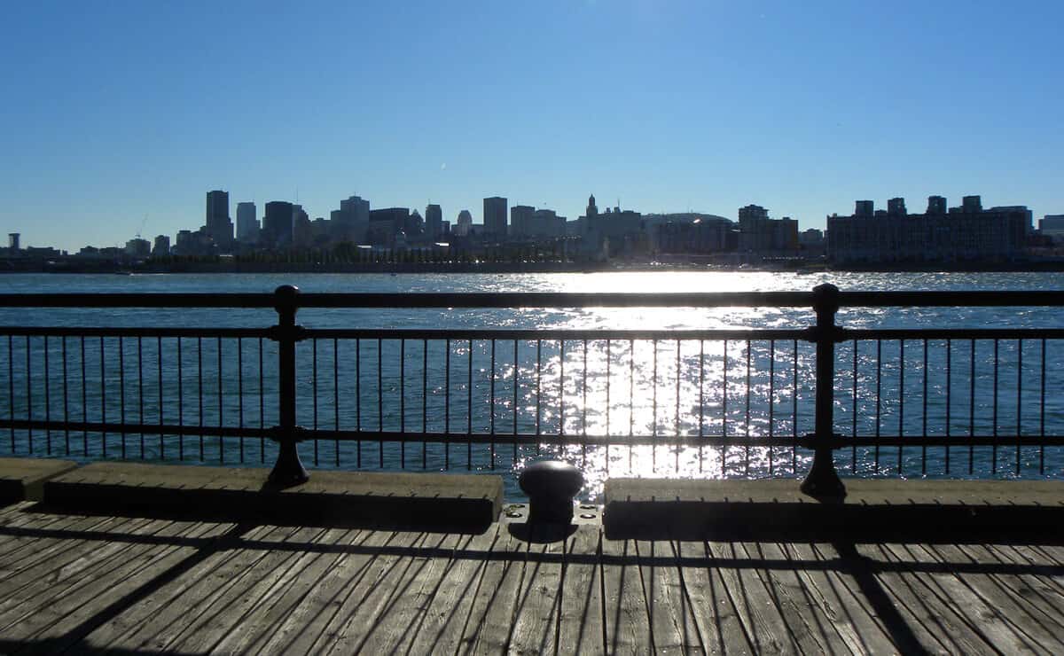 Cruising the Old Port and St. Lawrence river in Montreal