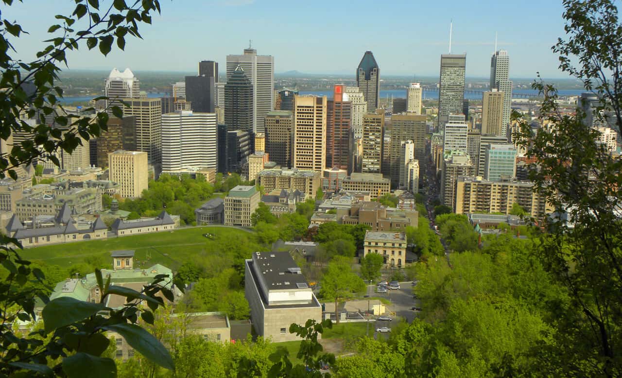 Beautiful Montreal in the summer
