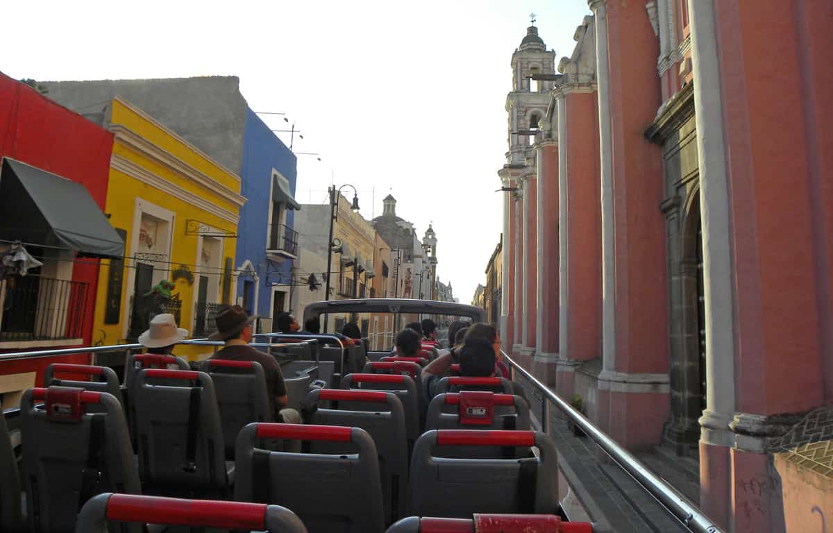 bus tour in Puebla