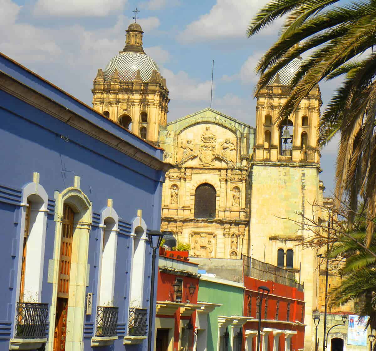 churches in colorful Oaxaca Mexico