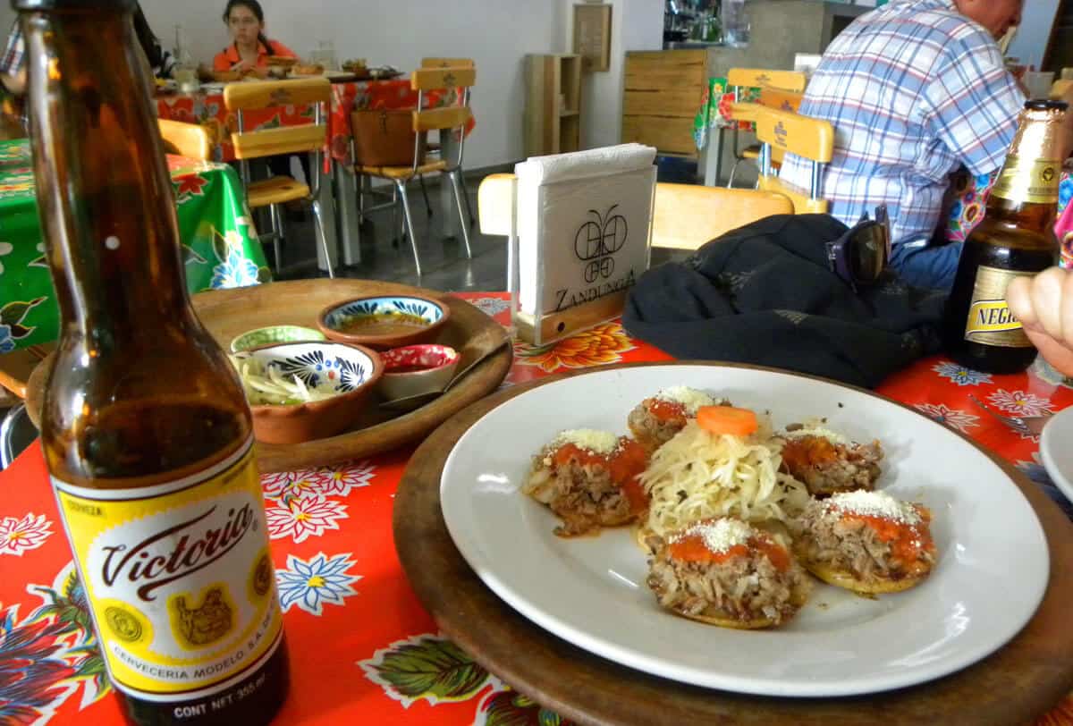 food at Zandunga, Oaxaca
