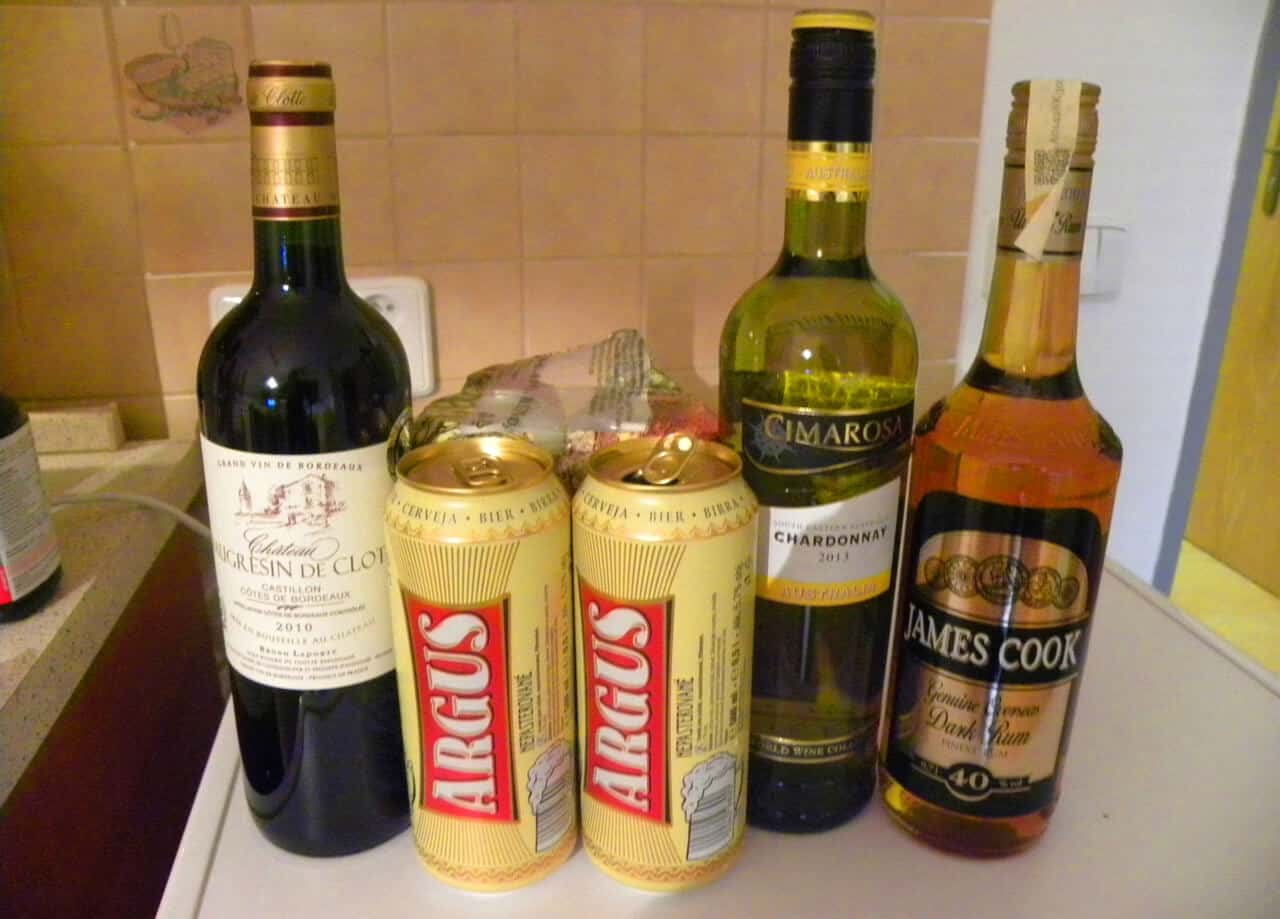 the cost of alcohol in Prague