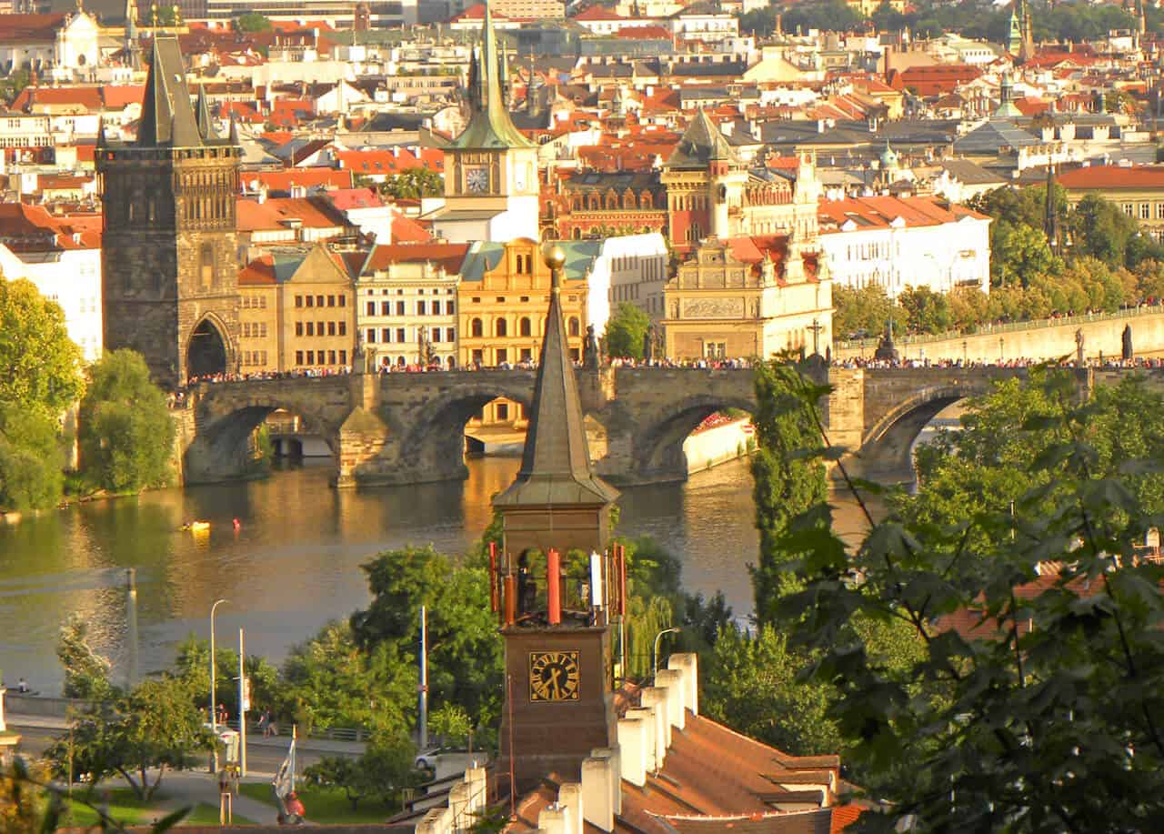 Views from Letna park. Prague's best views