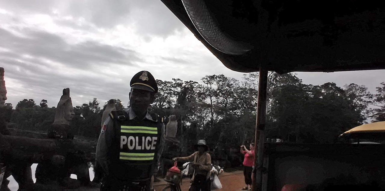 police in Cambodia