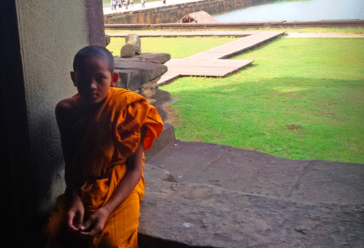 young Monk at Angkor Wat