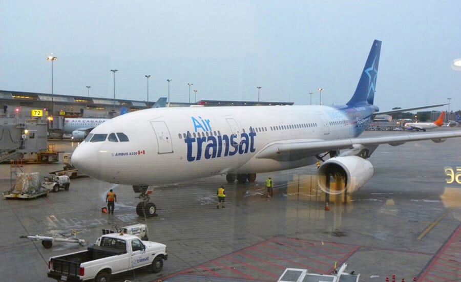 Air Transat from Montreal to Prague
