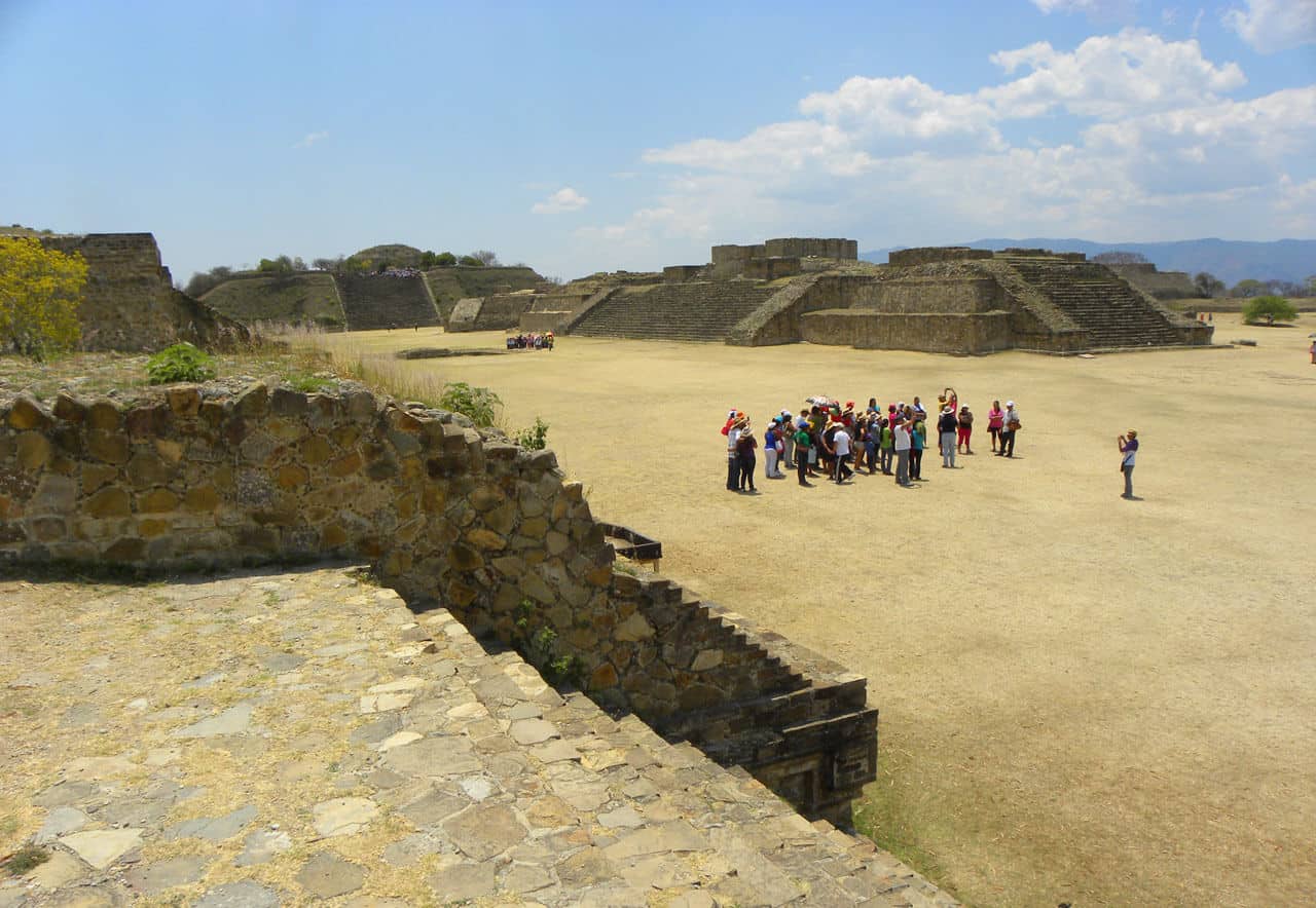 archaeological site of Monte Alban Mexico