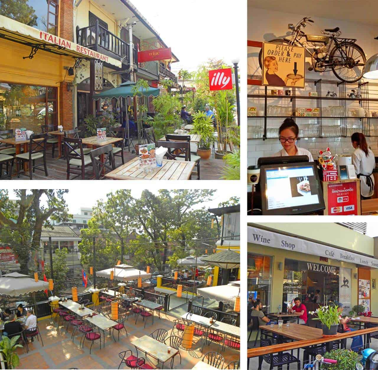 restaurants and cafes in Vientiane, Laos