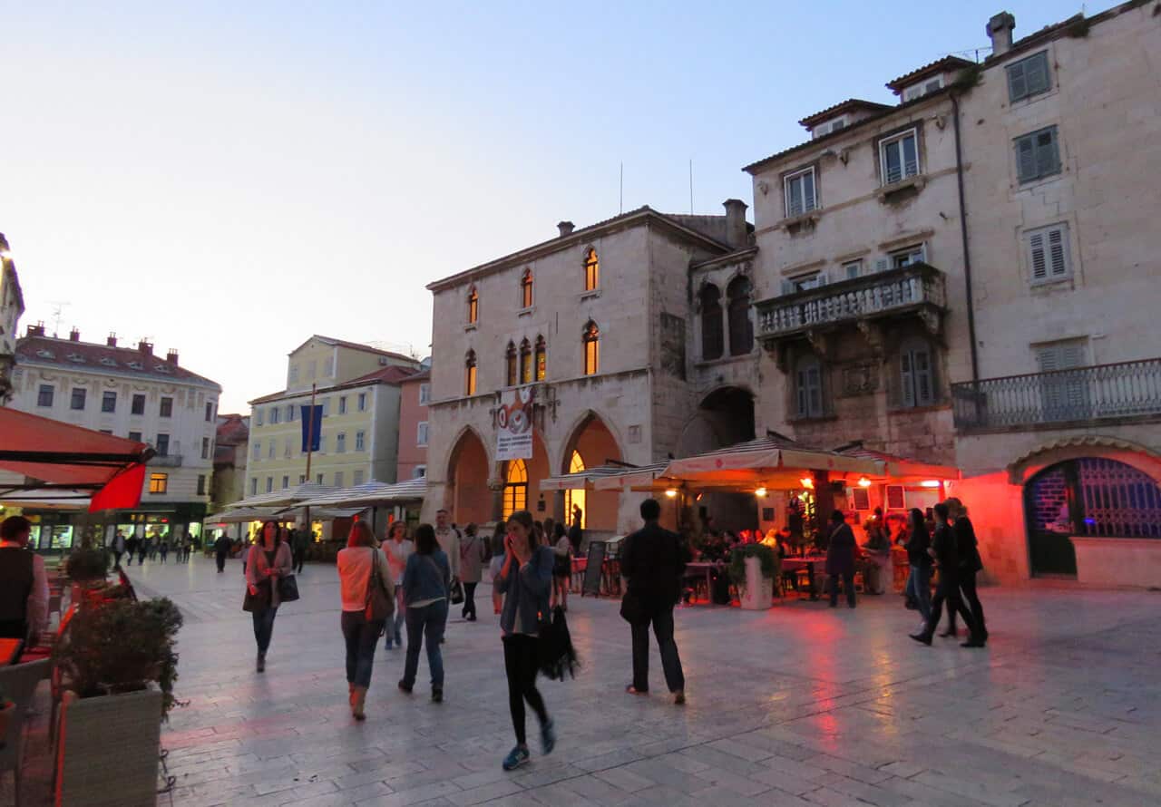 square in Split, Croatia