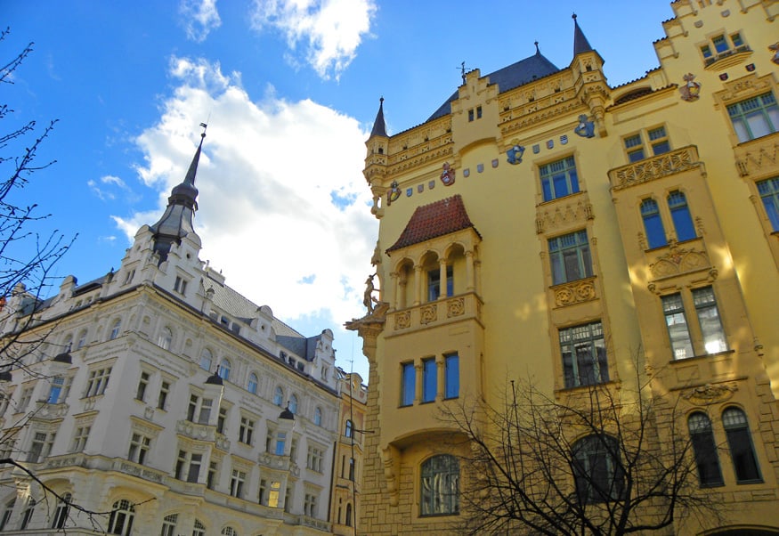 buildings of the Jewish Quarter, Prague