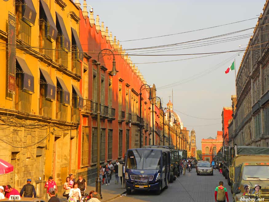 calle en ciudad de mexico