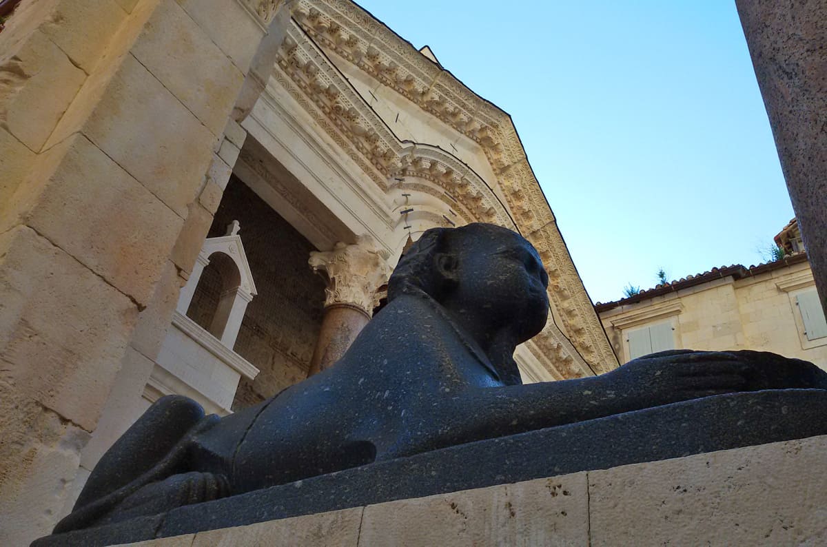 sphinx in Diocletian’s Palace – Split, Croatia