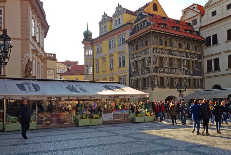 around the Old town square, Prague