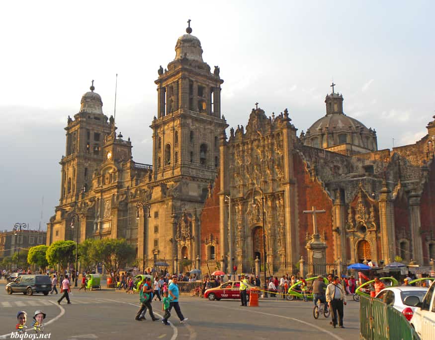 vistas del catedral Metropolitan-Mexico