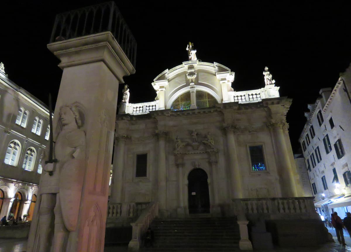 St. Blasius Church and Orlando column. Highlights and Lowlights of Dubrovnik