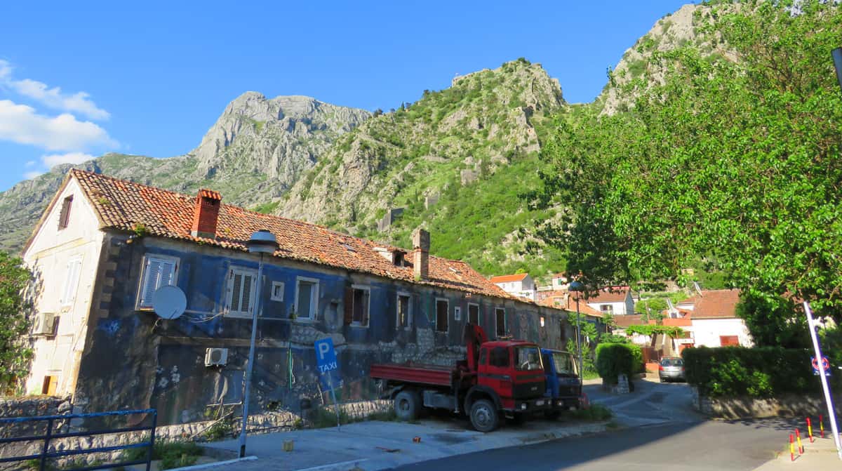 old buildings in Kotor, Montenegro