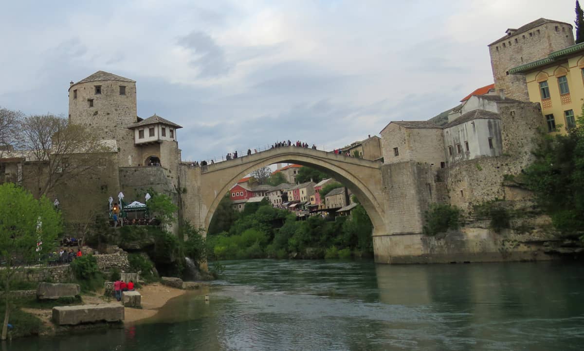 views of Stari Most, Mostar